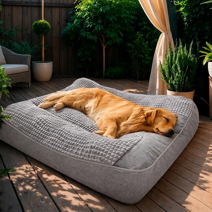 Thick Scratch-resistant, Orthopaedic Cushion Bed, Washable Cover for Large Dogs