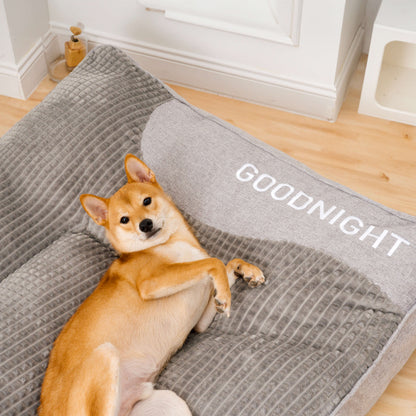 Thick Scratch-resistant, Orthopaedic Cushion Bed, Washable Cover for Large Dogs
