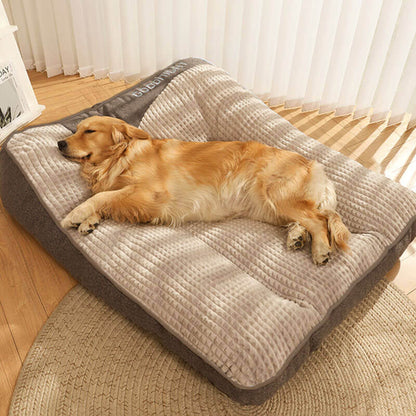 Thick Scratch-resistant, Orthopaedic Cushion Bed, Washable Cover for Large Dogs