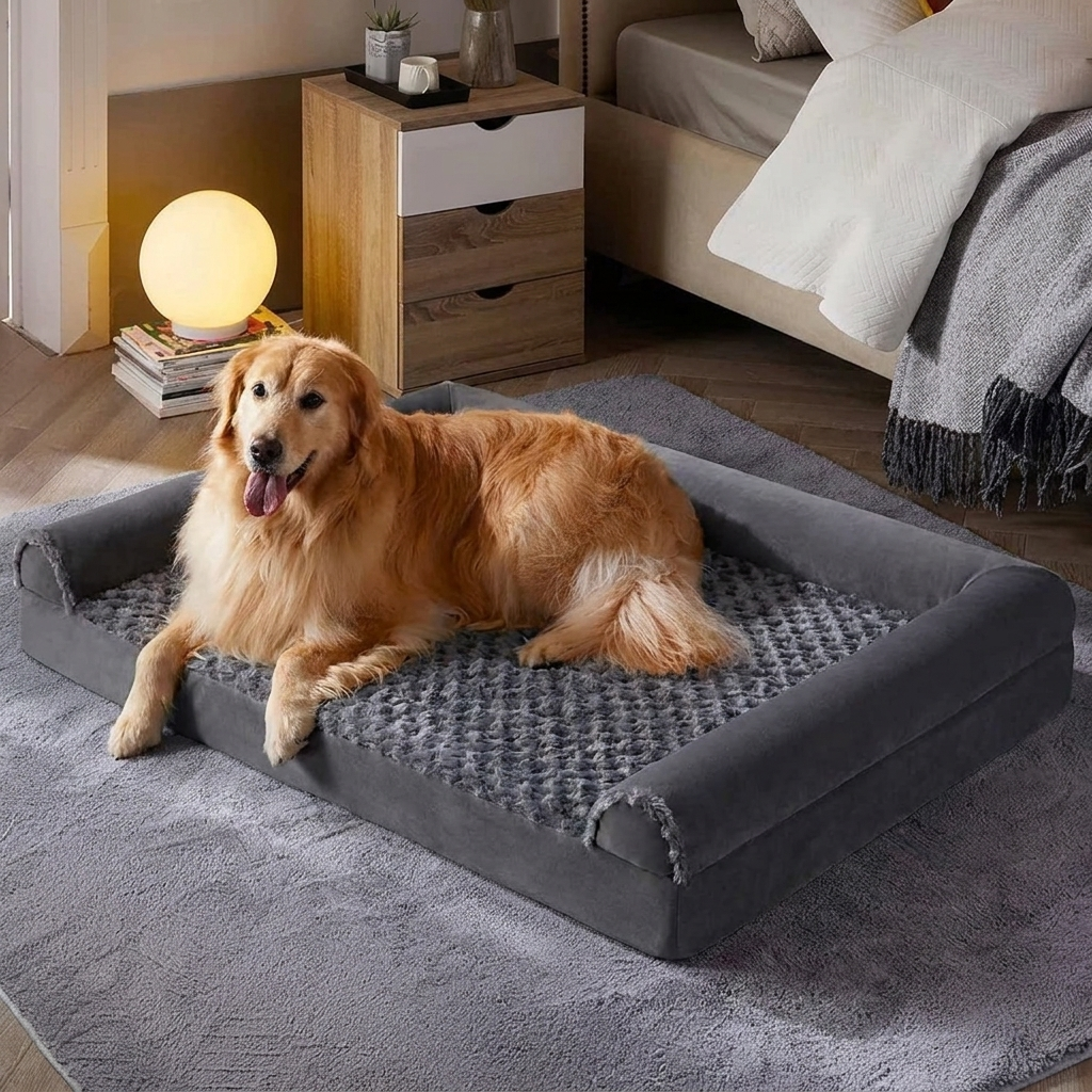 XL Orthopaedic Dog Bed | Sofa-Style, Waterproof, For Large & Giant Breeds