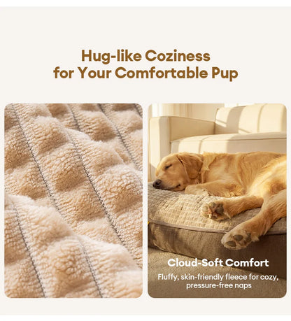 Thick Scratch-resistant, Orthopaedic Cushion Bed, Washable Cover for Large Dogs