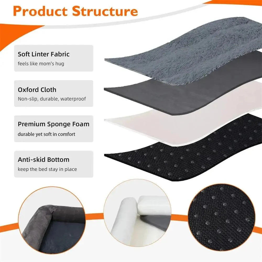XL Orthopaedic Dog Bed | Sofa-Style, Waterproof, For Large & Giant Breeds