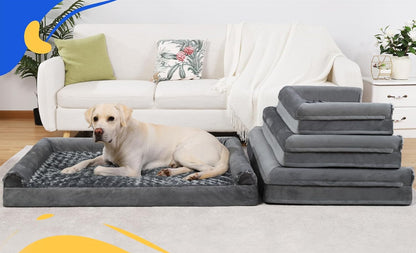 XL Orthopaedic Dog Bed | Sofa-Style, Waterproof, For Large & Giant Breeds