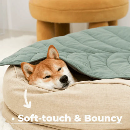Oval Washable Orthopaedic Dog Bed | Bolster Sides & Waterproof Liner