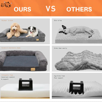 XL Orthopaedic Dog Bed | Sofa-Style, Waterproof, For Large & Giant Breeds