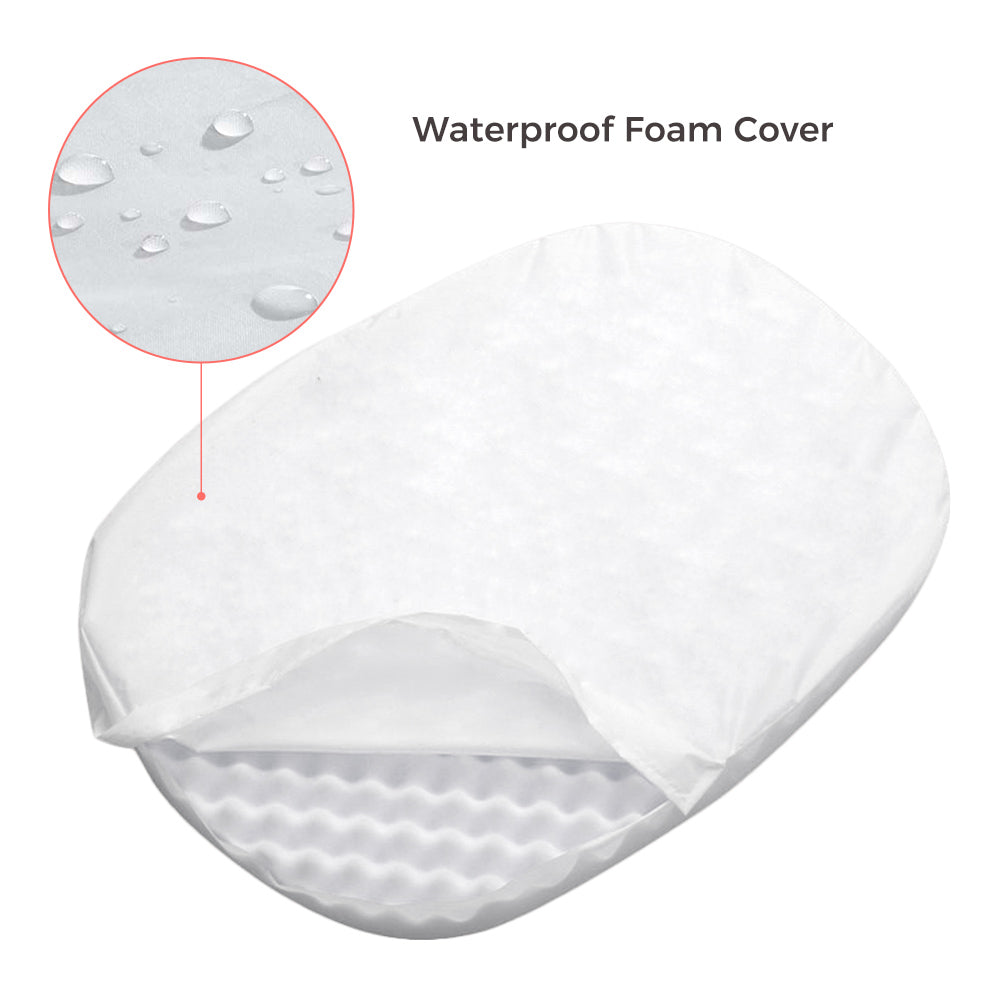 Oval Washable Orthopaedic Dog Bed | Bolster Sides & Waterproof Liner