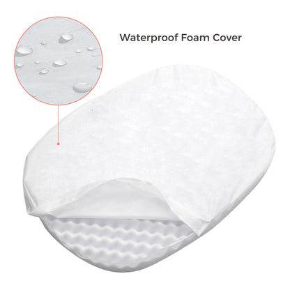 Oval Washable Orthopaedic Dog Bed | Bolster Sides & Waterproof Liner