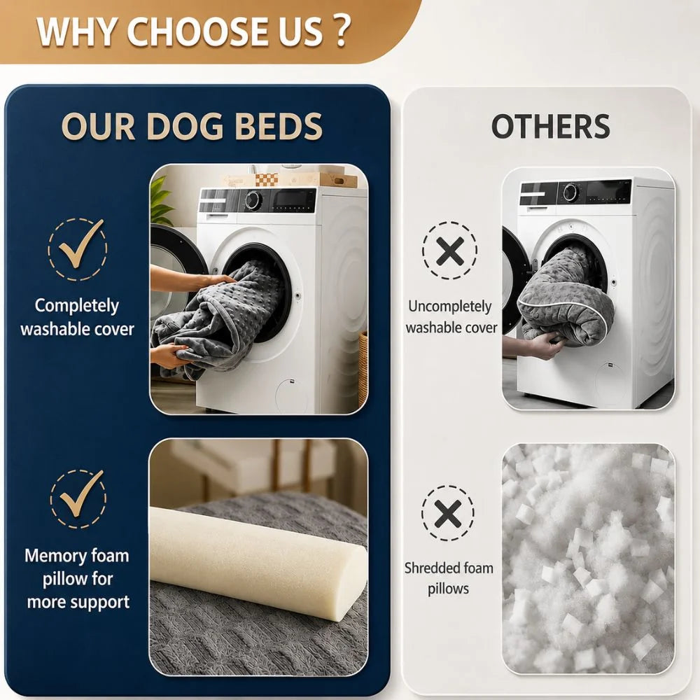 XL Orthopaedic Dog Bed | Sofa-Style, Waterproof, For Large & Giant Breeds