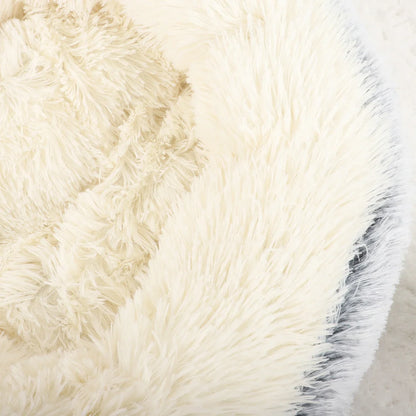Calming Round Dog Bed | Cosy Nest for Curled-Up Sleepers